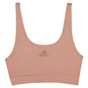 Adidas Womens/Ladies Stretch Seamless Active Sports Bra / Tan